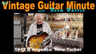 Vintage Guitar Minute: 1942 D'Angelico 'New Yorker'