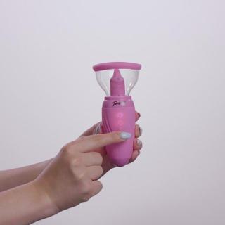 Teazers Suction Cup with Clitoris Vibrator - Hand Video