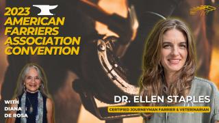 Dr Ellen Staples Certified Journeyman Farrier & Veterinarian - EQUUS Interview with Diana De Rosa