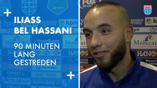 Iliass Bel Hassani: ’90 minuten lang gestreden.’