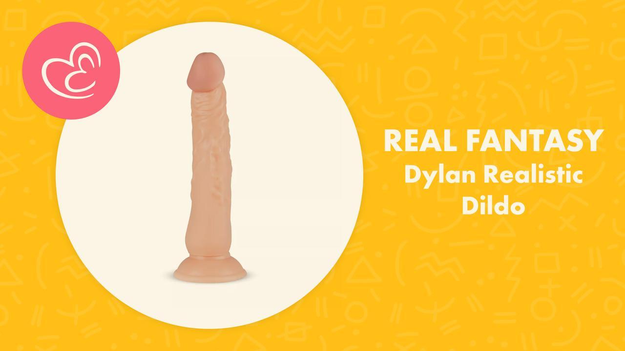 Dylan Realistische Dildo Met Zuignap- 23 cm afbeelding