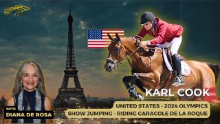 Karl Cook - USA Show Jumping - Riding Caracole De La Roque - 2024 Paris Olympic Games Interview With Diana De Rosa